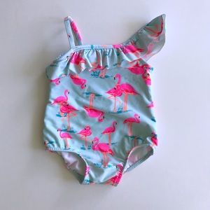 Carter’s Baby Girl One Piece Flamingo Swimsuit